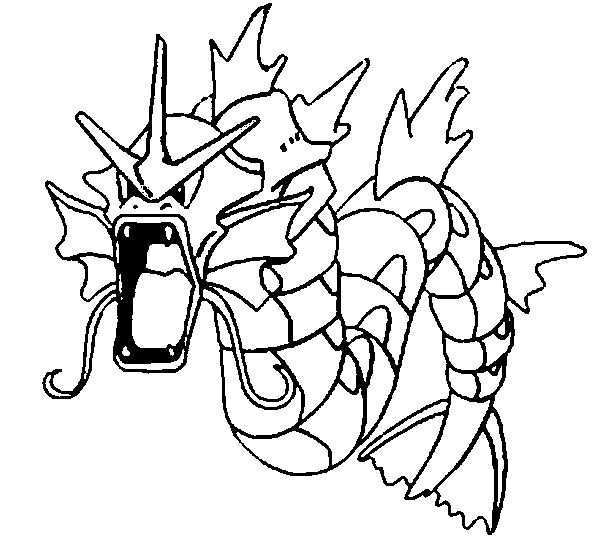 Gyarados Pokemon Gyarados Star Coloring Pages Coloring Pages