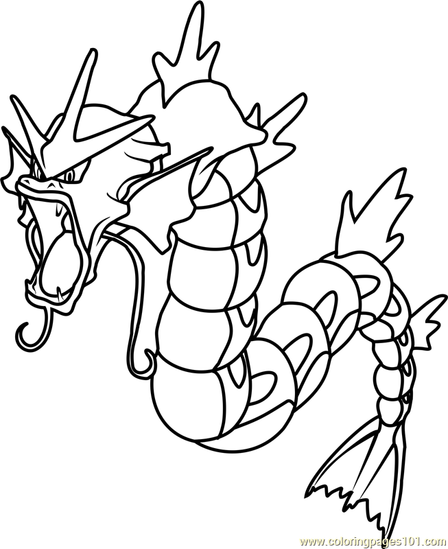 Gyarados Pokemon Coloring Page Pokemon Coloring Pages Pokemon Coloring Coloring Pages