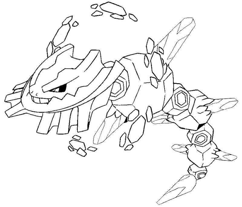 Mega Steelix 208 Coloriage Pokemon Coloriage Coloriage Pokemon A Imprimer