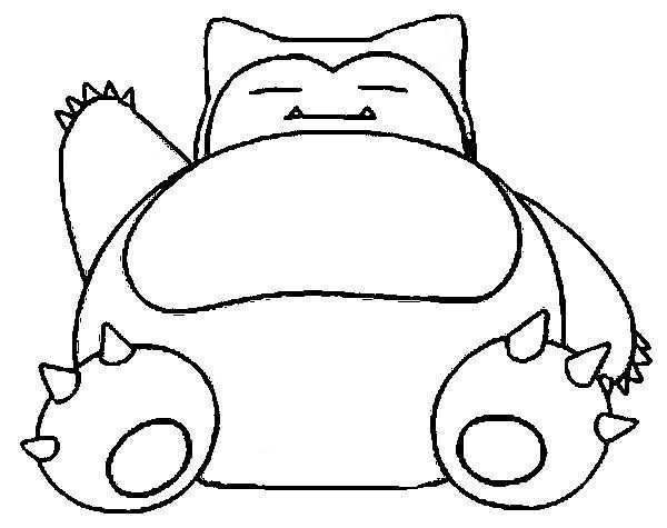 Coloring Pages Pokemon Snorlax Drawings Pokemon Pokemon Coloring Pages Pokemon Colori