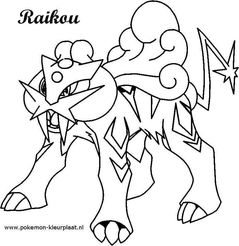 Kleurplaat Raikou Pokemon Kleurplaat Nl Pokemon Coloring Pages Pokemon Coloring Horse