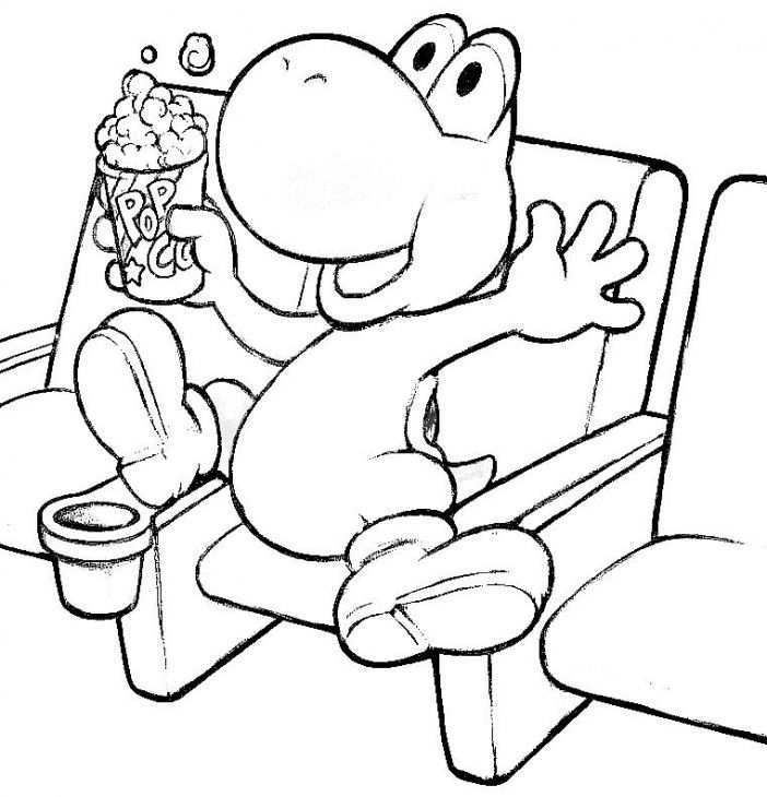 Mario S Dinosaurs Pal Yoshi Coloring Pages Malvorlage Dinosaurier Kostenlose Ausmalbi