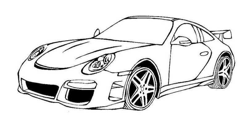 Ausmalbilder Porsche 05 Cars Coloring Pages Cartoon Coloring Pages Coloring Pages