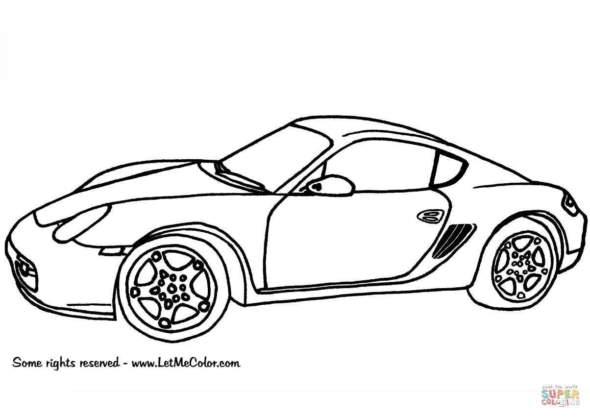 10 Nouveau Coloriage De Porsche Photos