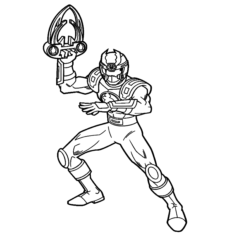 Leuk Voor Kids Kleurplaat Power Rangers Coloring Pages Power Rangers Megaforce Power