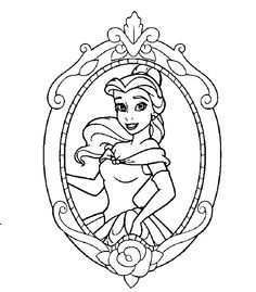 Disney Prinses Belle Kleurplaat Disney Princess Coloring Pages Princess Coloring Page