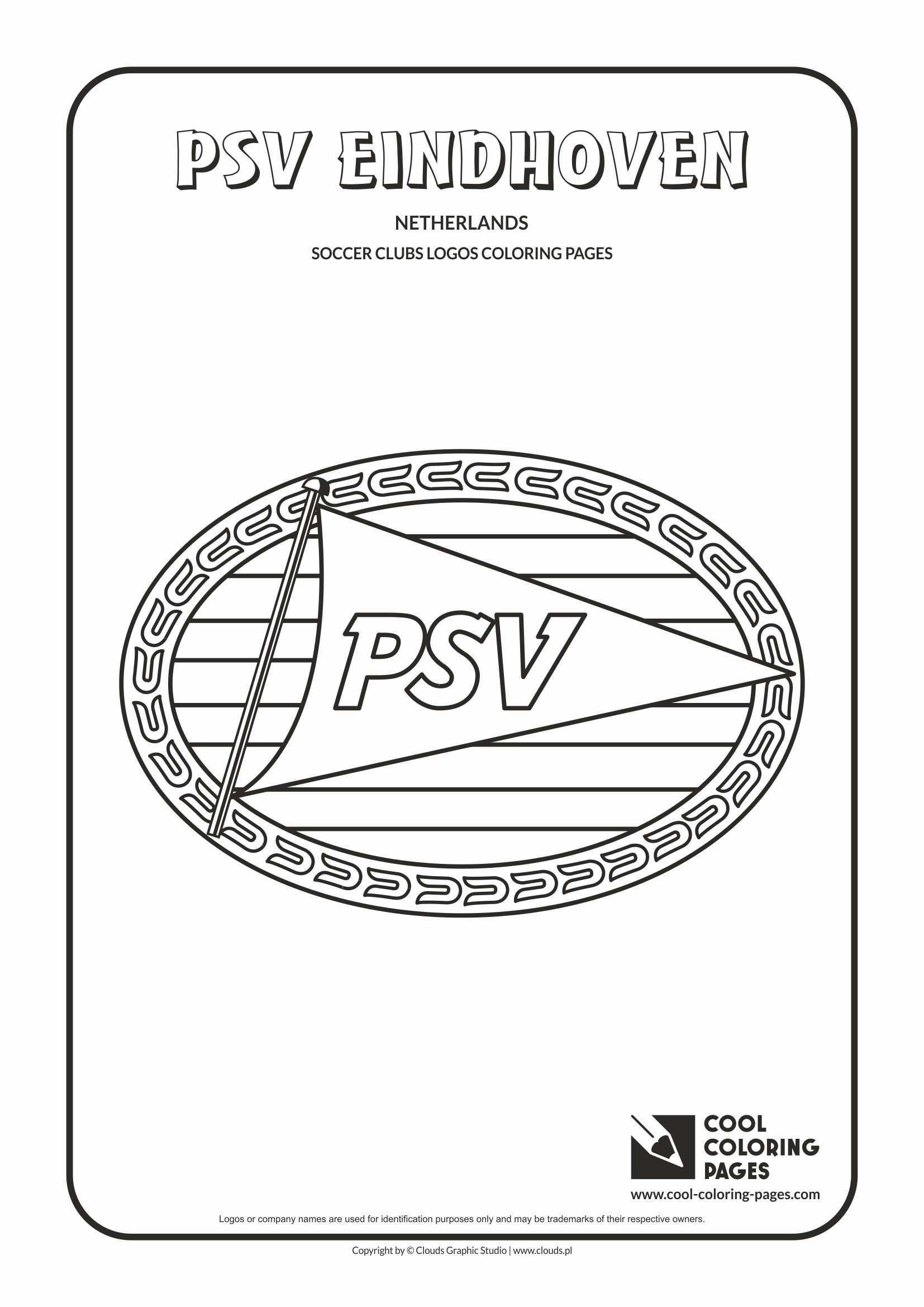 Psv Eindhoven Logo Coloring Page Cool Coloring Pages Coloring Pages Logos