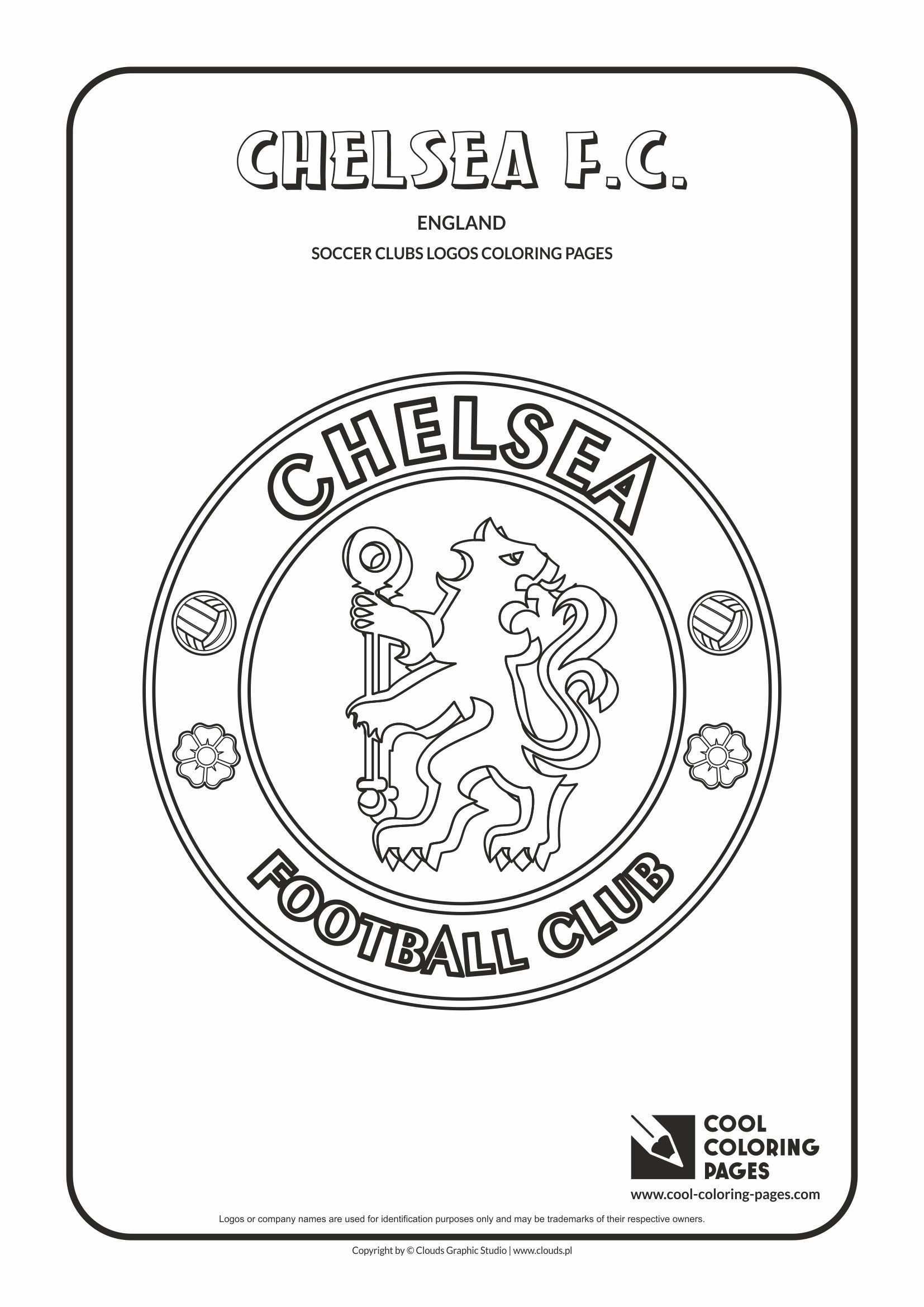 Chelsea F C Logo Coloring Page Football Coloring Pages Cool Coloring Pages Coloring P