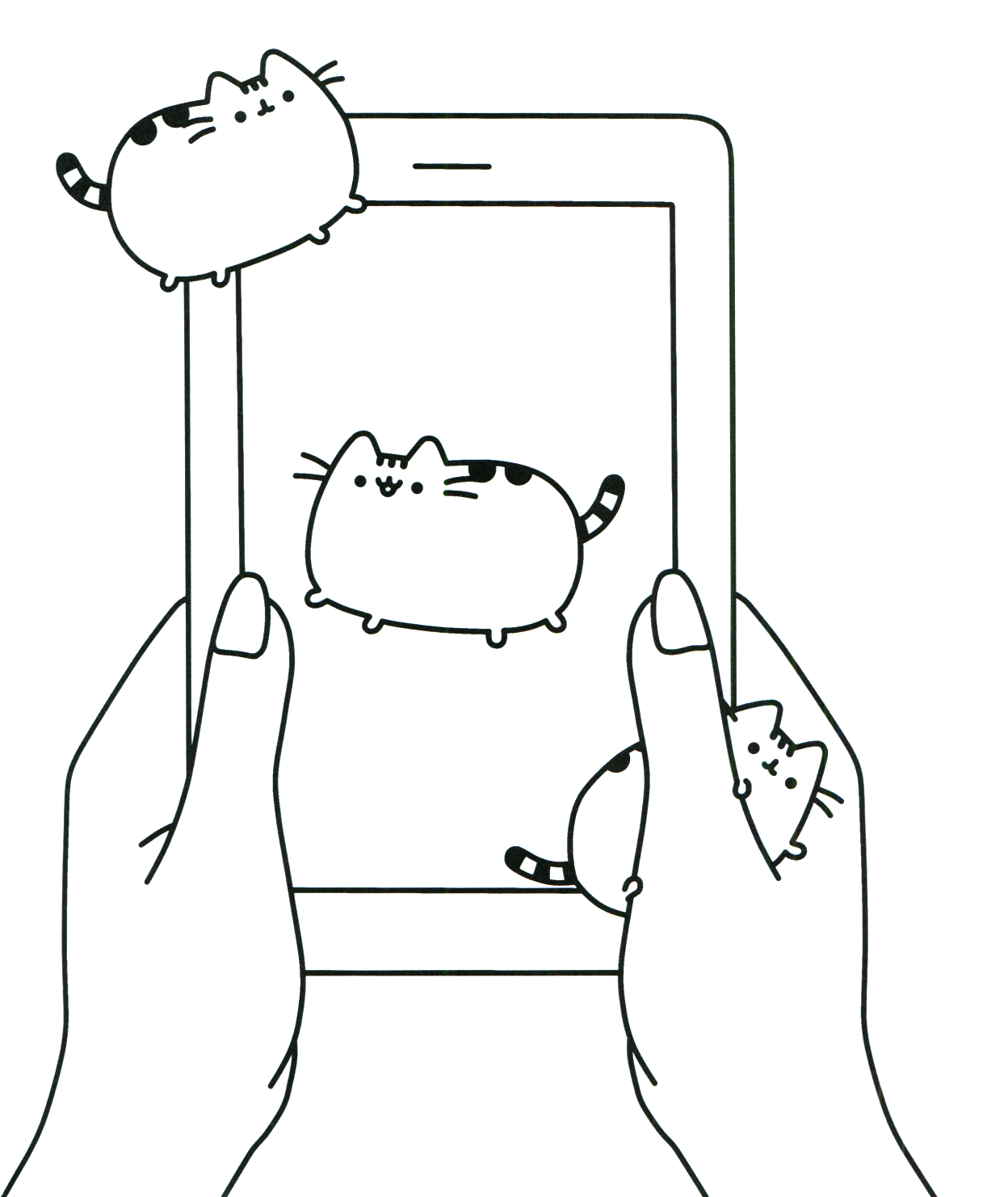 Coloring Rocks Pusheen Coloring Pages Cat Coloring Page Cute Coloring Pages