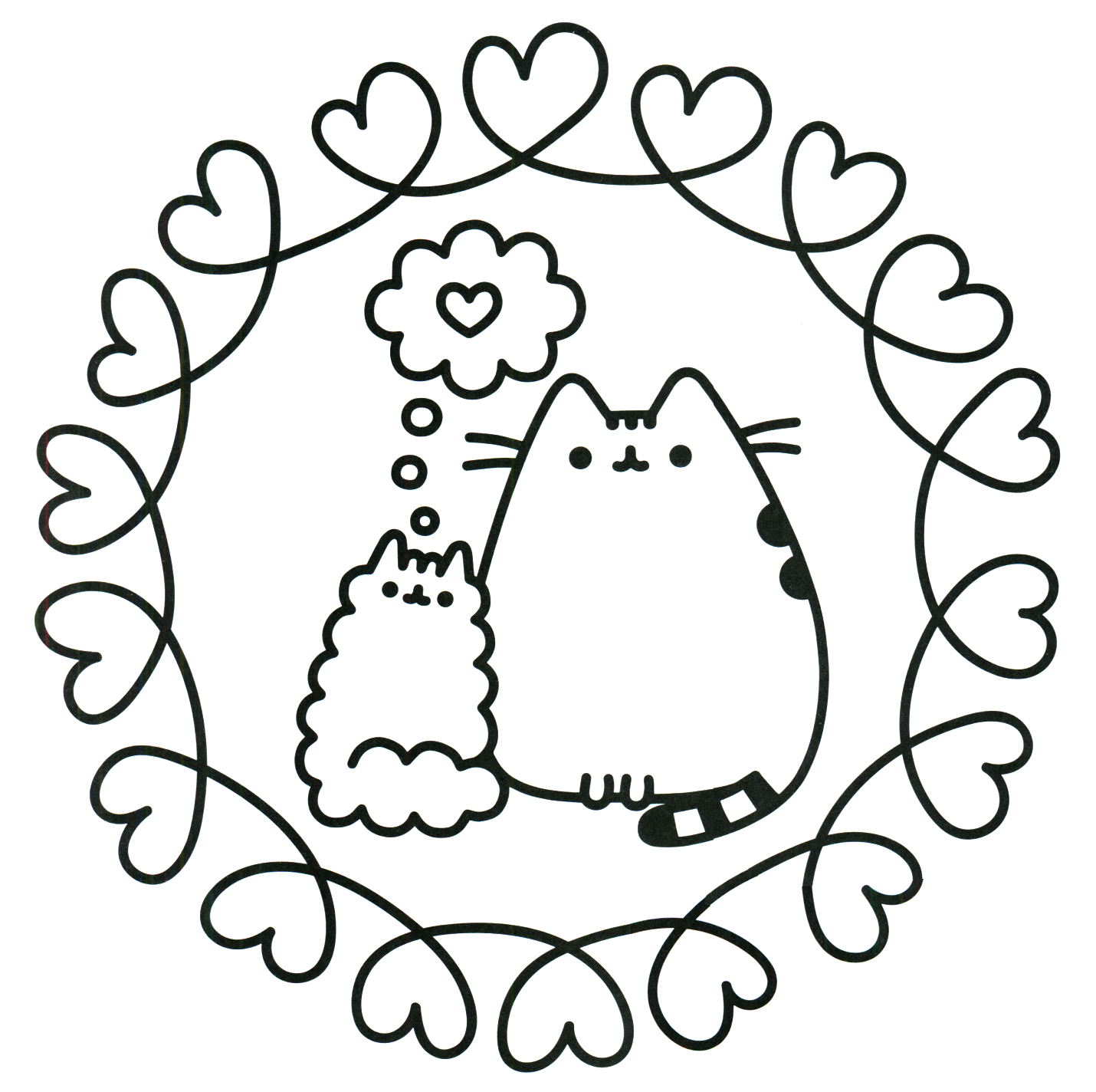 Pusheen Coloring Pages Best Coloring Pages For Kids Unicorn Coloring Pages Love Color