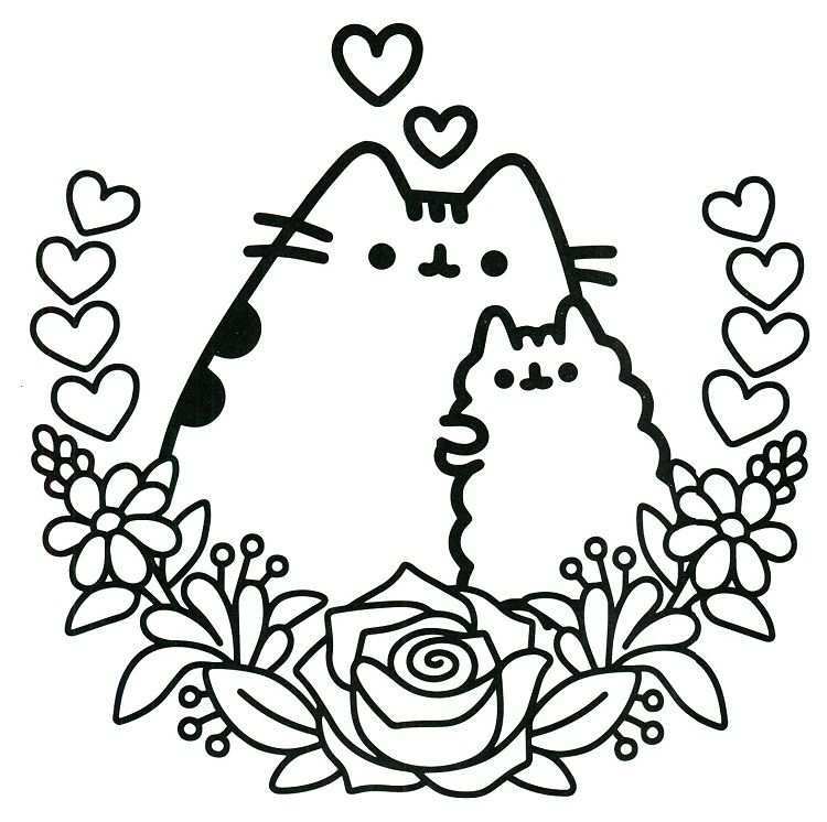 Pusheen Mother S Day Coloring Pages Unicorn Coloring Pages Cat Coloring Page Pusheen