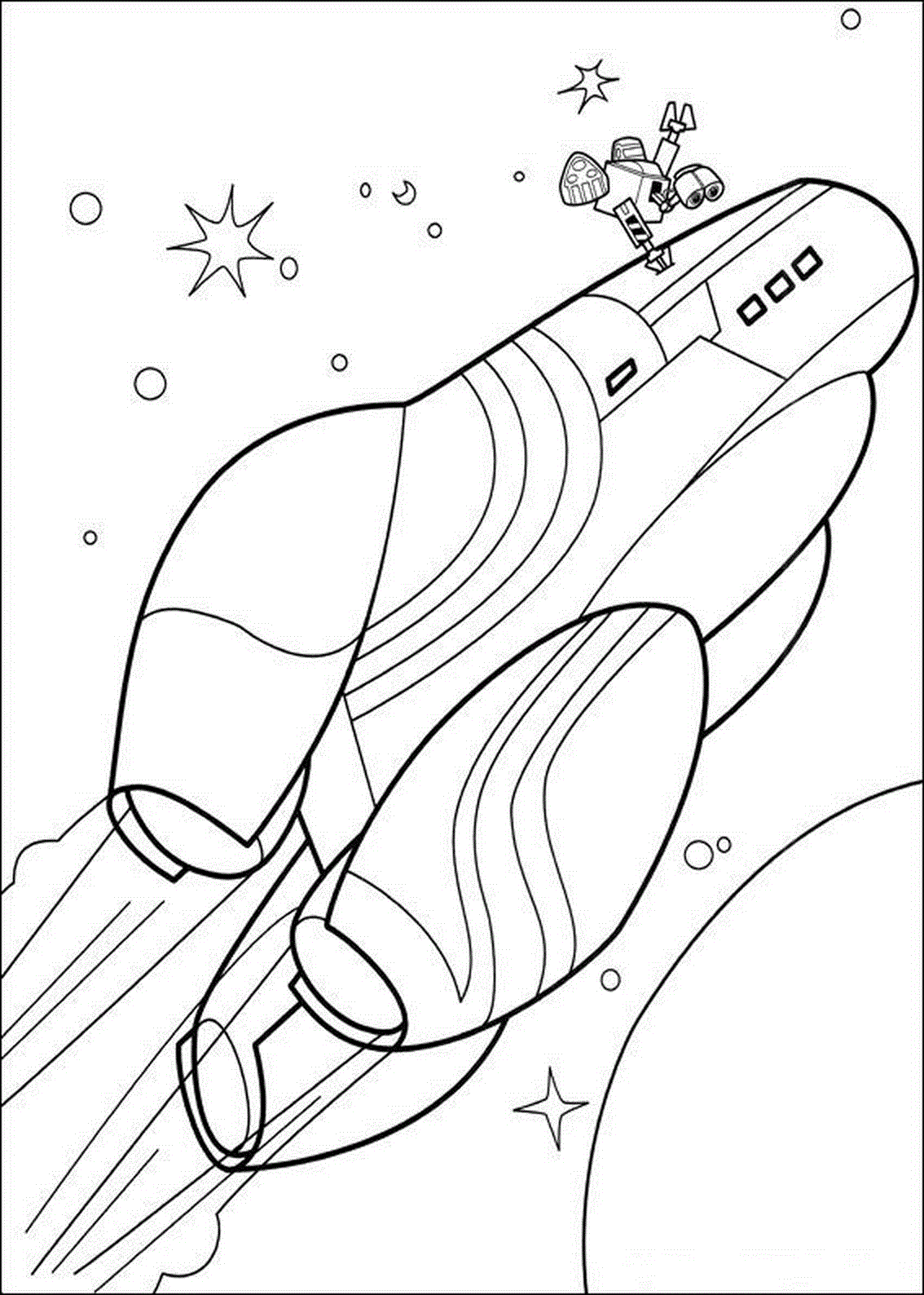 Wall E Kleurplaten Raket Coloring Pages Coloring Pages For Kids Wall E