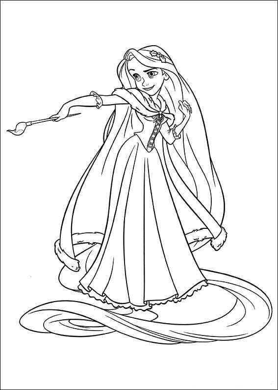 Coloring Pages Rapunzel Jpg 567 794 Rapunzel Coloring Pages Tangled Coloring Pages Pr