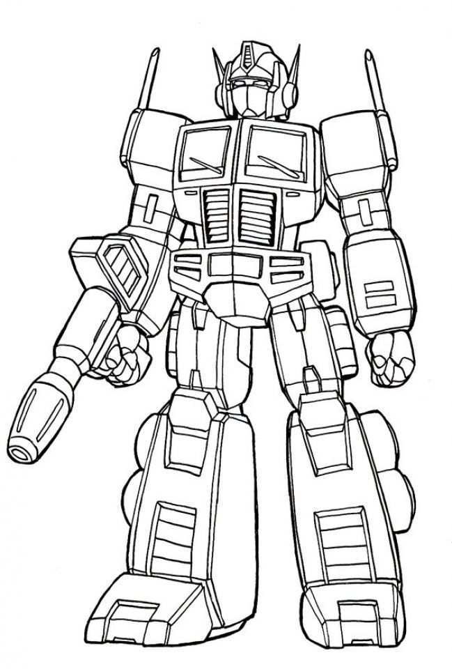 Optimus Prime Coloring Pages Best Coloring Pages For Kids Transformers Coloring Pages
