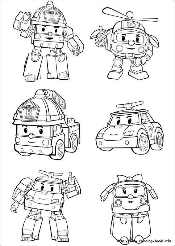 Robocar Poli Coloring Picture Coloring Books Coloring Pages Disney Princess Coloring