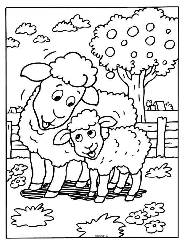 Animals Coloring Pages Coloringpages1001 Com Farm Animal Coloring Pages Coloring Page