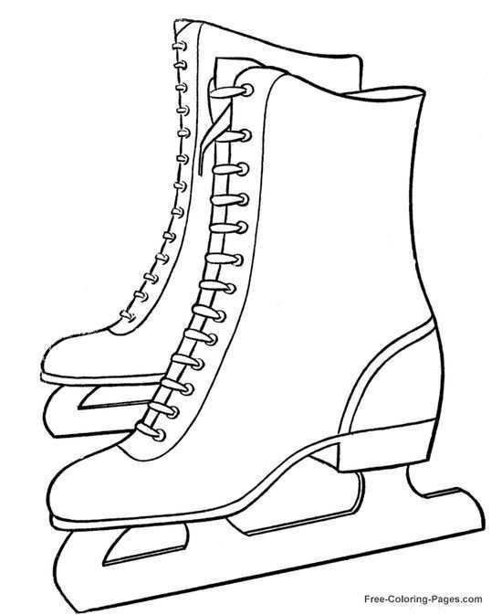 Schaatsen Knutsel Idee Sinterklaas Schaatsen Kleurplaten