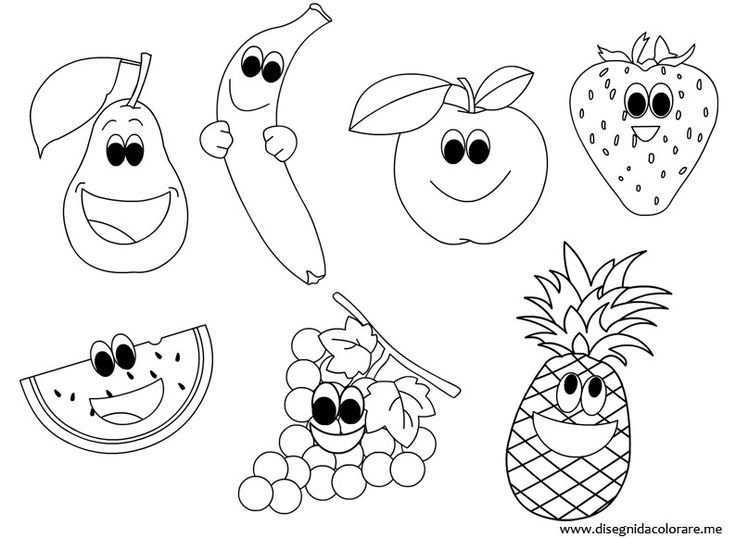 Afbeeldingsresultaat Voor Kleurplaat Fruit Kinderen Fruit Fruit Fruit Feestje