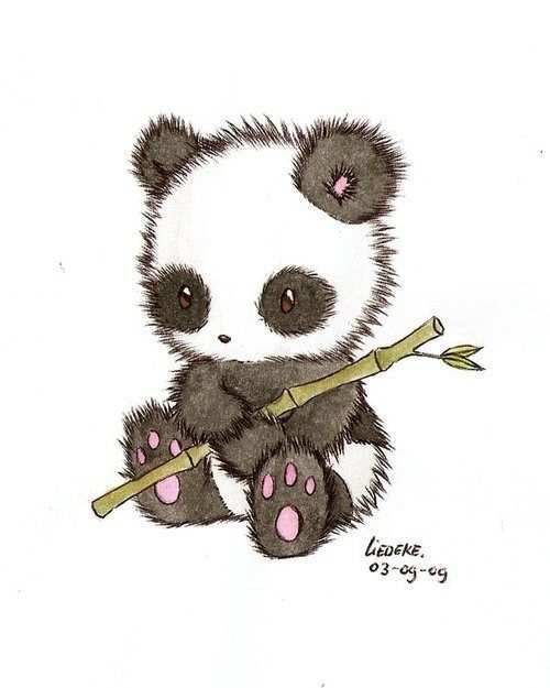 Aaaaaaaaw Panda Panda Tekening Dieren Tekenen Schattige Tekeningen