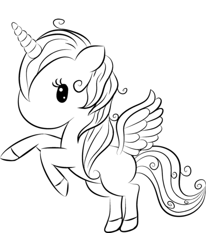 Cute Unicorn Coloring Page Unicorn Coloring Pages Animal Coloring Pages Cute Coloring