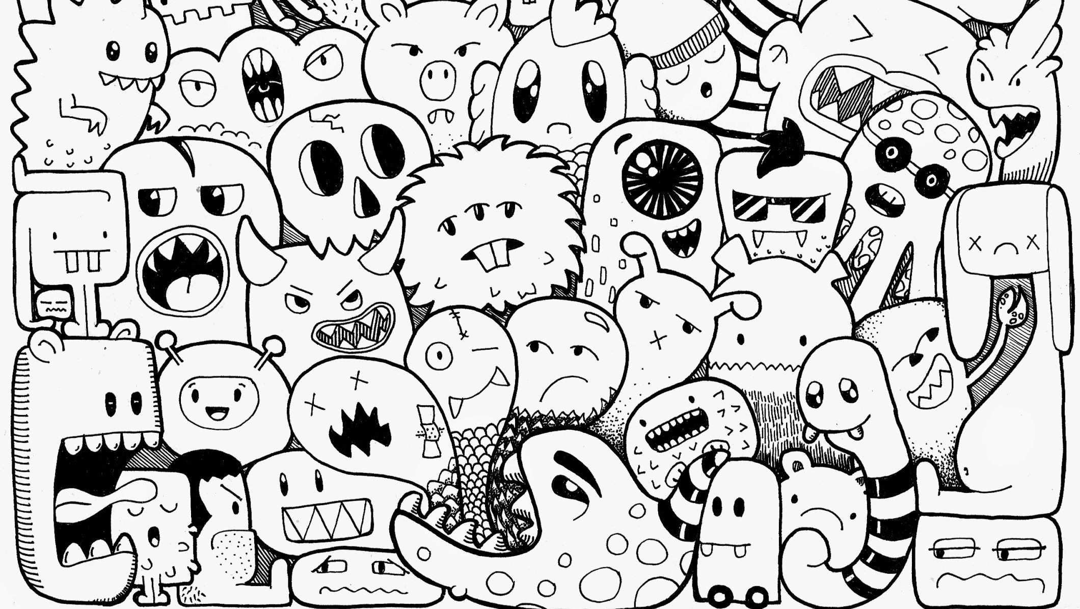 Bunte Galerie Youtube Leuke Doodles Doodles Monster Tekening