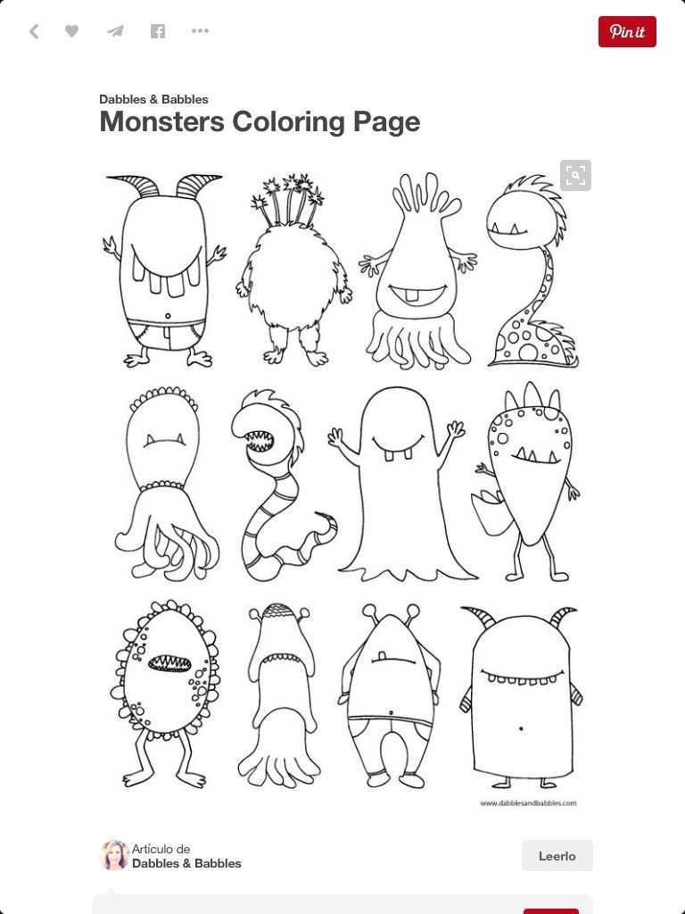 Pin By Tamara On Classroom Monster Coloring Pages Halloween Coloring Pages Halloween