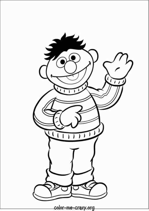 Bert Ernie 05 Jpg Jpeg Image 516x728 Pixels Scaled 82 Coloring Pages Sesame Street Co