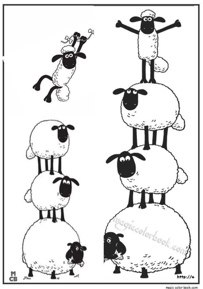 Pin By Ana Gardella Sambeth On Birthday Shaun The Sheep Sheep Drawing Coloring Pages
