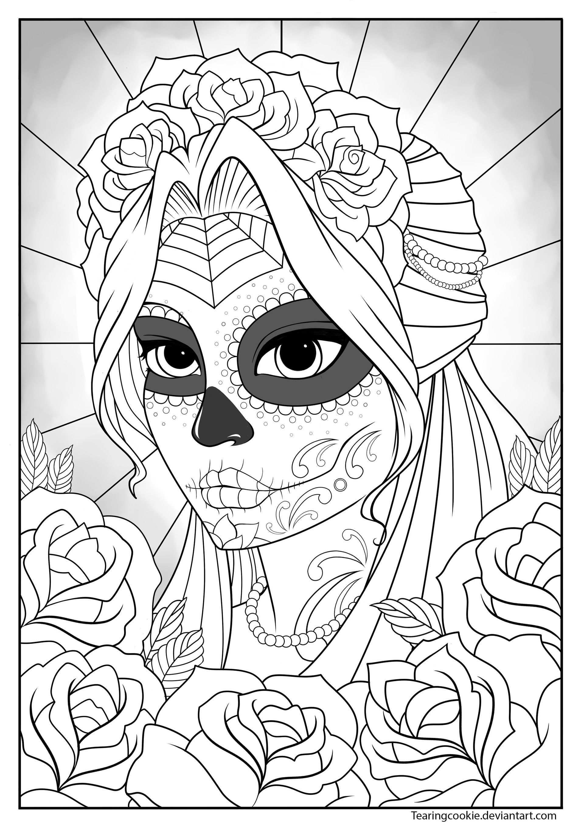 1920x2716 Artstation Skull Coloring Pages Mandala Coloring Pages Mandala Coloring