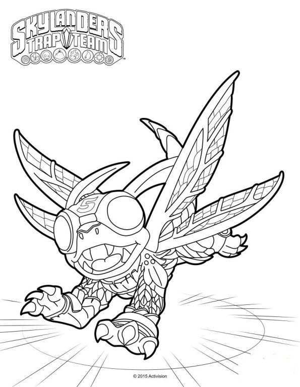 Http Www Kleurplatenenzo Nl Kleuren Skylander Trap Team High 20five Jpg Kleuren Kleur