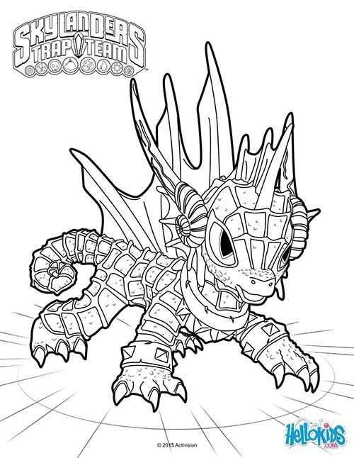 Coloriages Skylanders Trap Team Echo Jpg Kleurplaten Kleurboek Gratis Kleurplaten