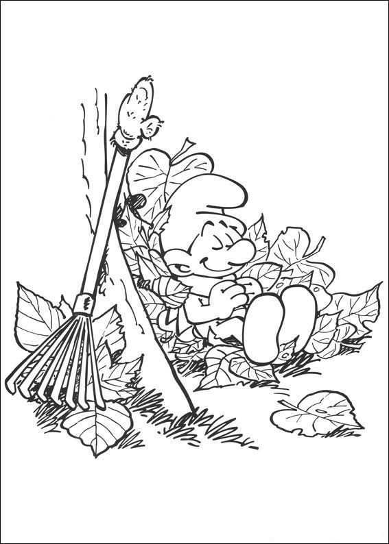 Coloring Page Smurfs Smurfs Kleurplaten Kleurboek Disney Kleurplaten