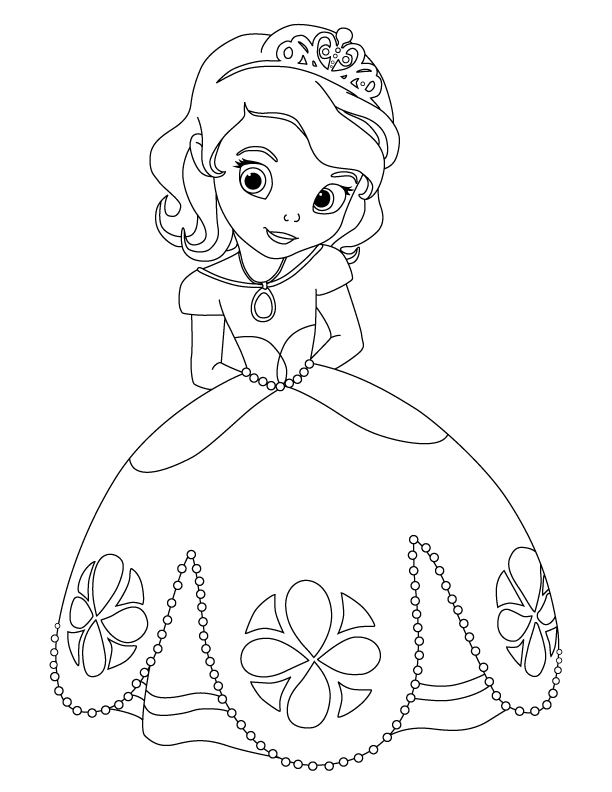 Zallie Coloring Pages Sofia The First Coloring Page Prinses Kleurplaatjes Kinderkleur