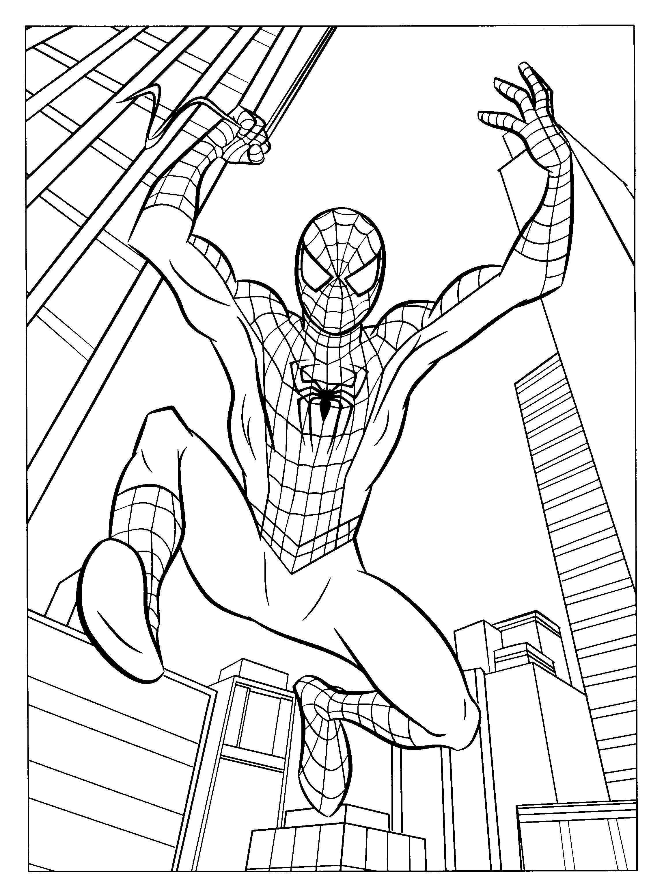 Free Printable Spiderman Coloring Pages For Kids Superhero Coloring Pages Superhero C