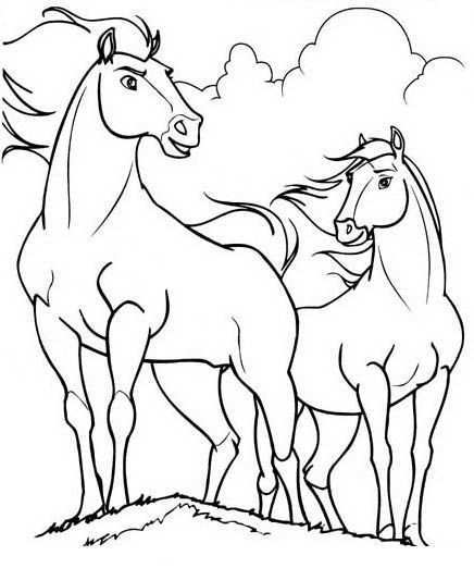Spirit Kleurplaten 1 Ausmalbilder Zeichnungen Pferdezeichnung
