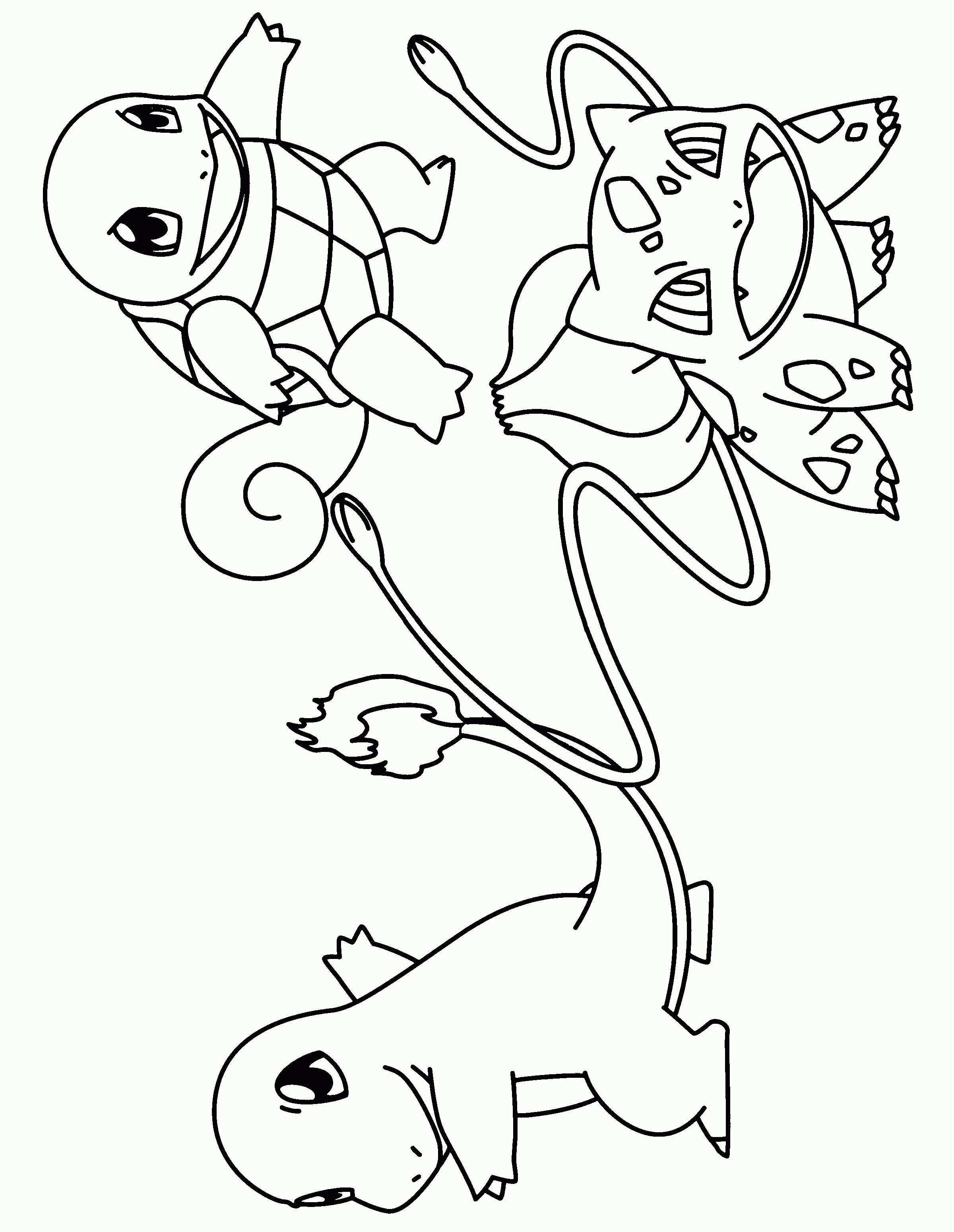 Squirtle Coloring Page With Pokemon Squirtle Coloring Pages Aecost Pokemon Coloring P