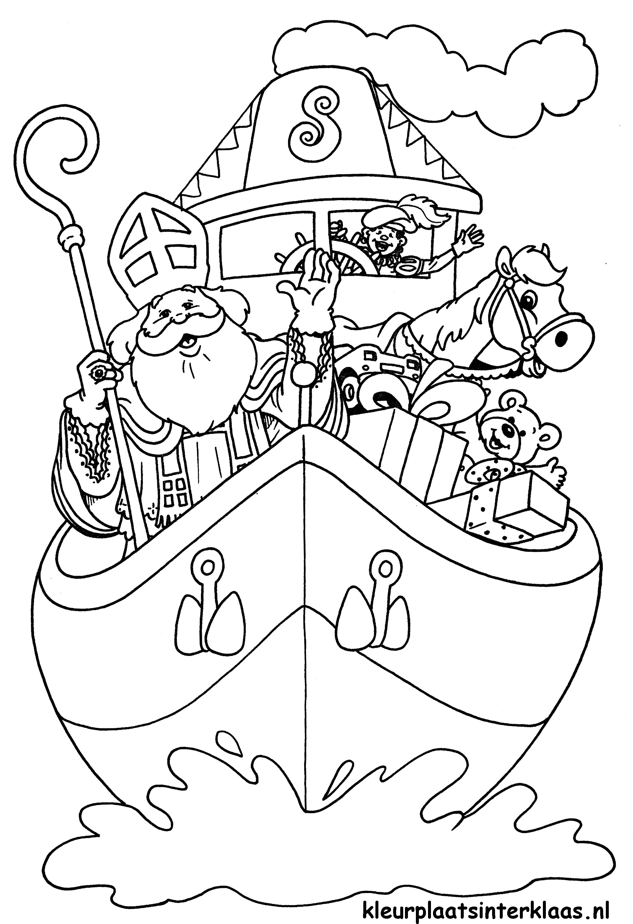Wil Jij Graag Een Keertje Meevaren Op De Pakjesboot Van Sinterklaas Geef Deze Mooie K
