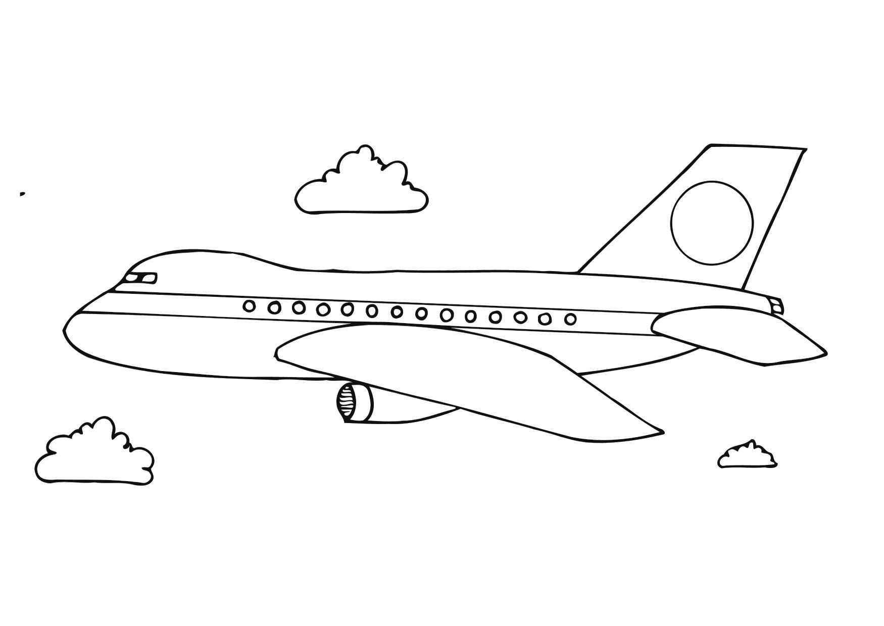 Free Printable Airplane Coloring Pages For Kids Vliegtuig Knutselen Abstracte Kleurpl