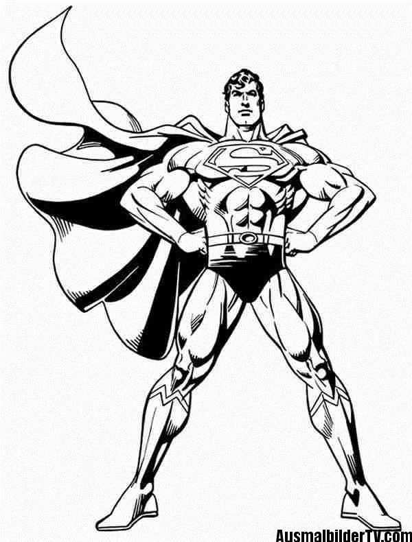 Superman Ausmalbilder Superhero Coloring Pages Superman Coloring Pages Superhero Colo