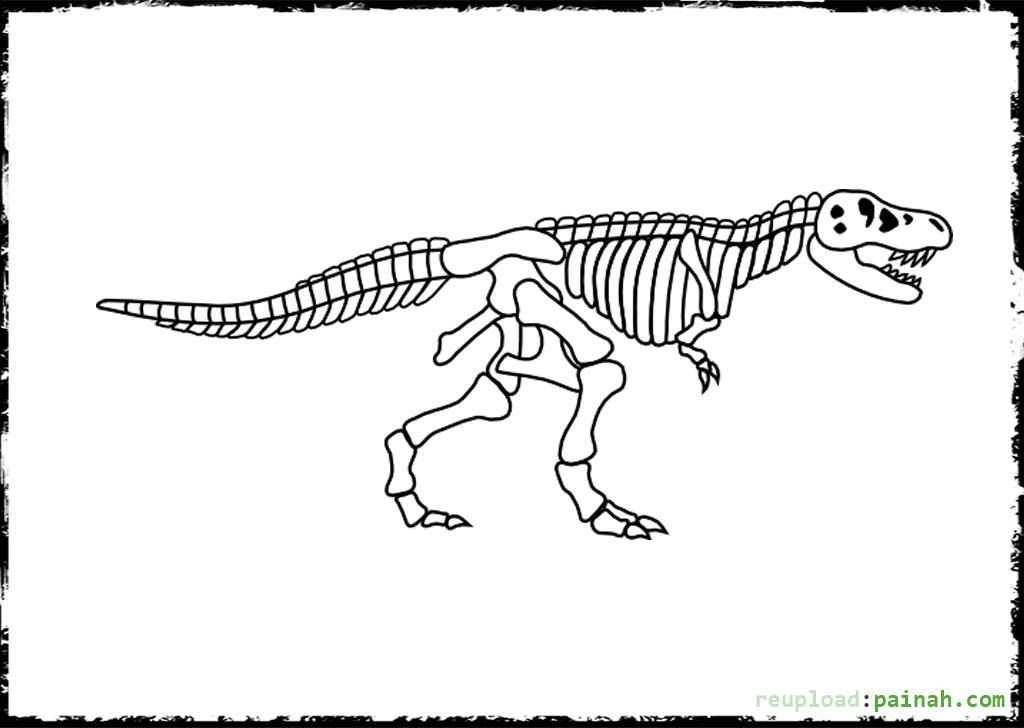 T Rex Skeleton Coloring Pages Coloring Pages Coloring Pages Indie Art Rex