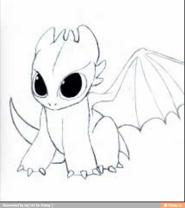Toothless Cute Dragon Drawing Dragon Coloring Page Easy Dragon Drawings