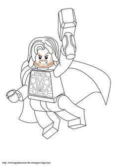 Lego Thor Coloring Pages Enjoy Coloring Legolar Egitim