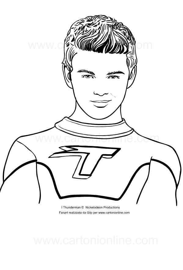 I Thunderman 02 Thundermans Coloring Colorir Atividades