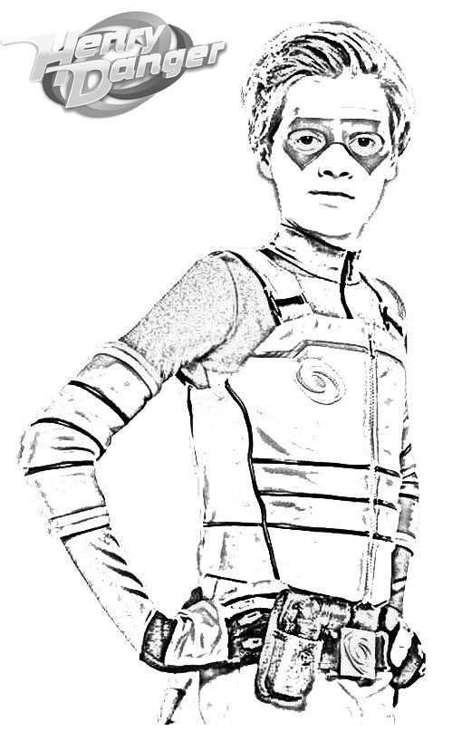 Fantastic Henry Danger Coloring Sheet For Kids Coloring Sheets For Kids Coloring Shee