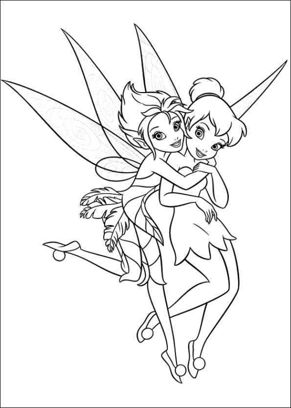 Coloring Page Tinkerbell Secret Of The Wings Tinkerbell Secret Of The Wings Kleurboek