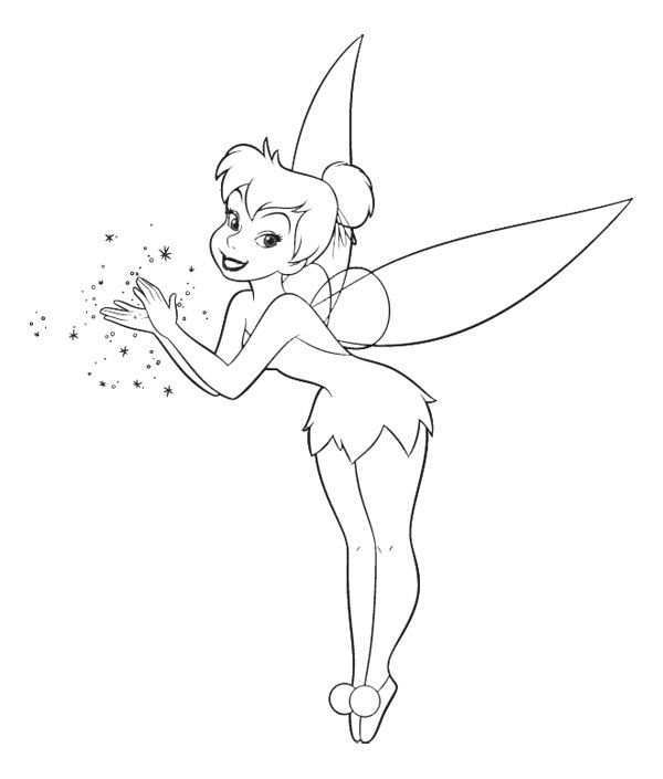 Disney Fairies Colouring Pages Keiju Varityskuva Disney Tatoeages Kleurboek Disney Kl