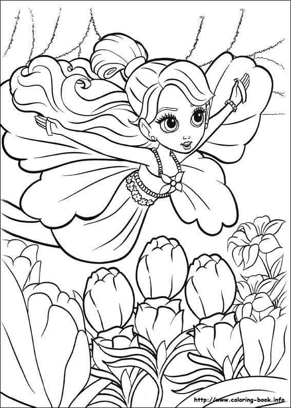 Barbie Thumbelina Coloring Picture Barbie Coloring Barbie Coloring Pages Fairy Colori