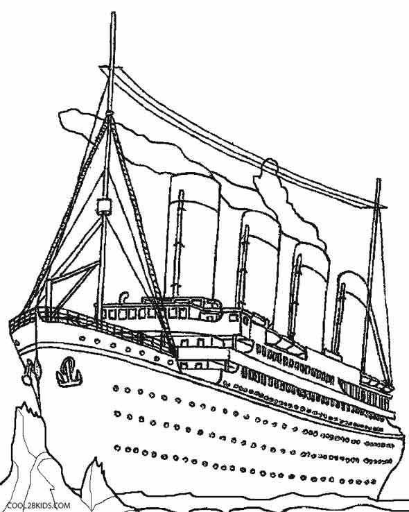 Printable Titanic Coloring Pages For Kids Cool2bkids Titanic Drawing Coloring Pages C