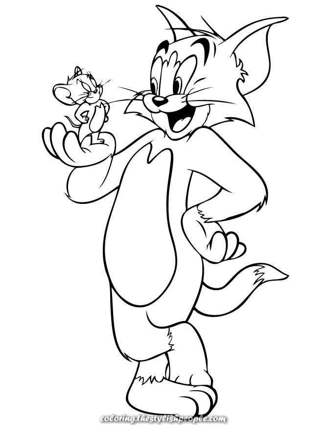 Charismatic Tom And Jerry Cartoon Coloring Web Page Free Printable Coloring Pages Cartoon Tekeningen Tekeningen Disney Figuren Kleurplaten