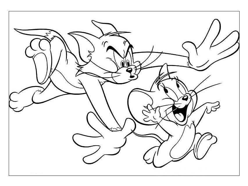 Tom And Jerry Coloring Book Pages Cartoon Coloring Pages Cartoon Pencil Drawing Tom And Jerry Drawing